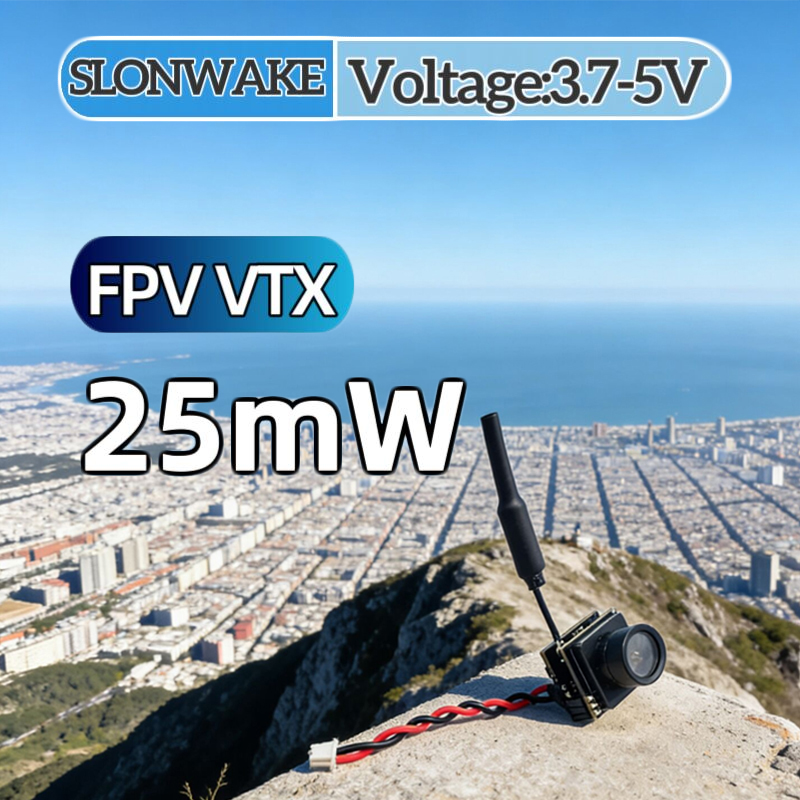Rc Transmitter - SLONWAKE FPV 25mW Leistungssimulations-VTX Integrierter Sender
