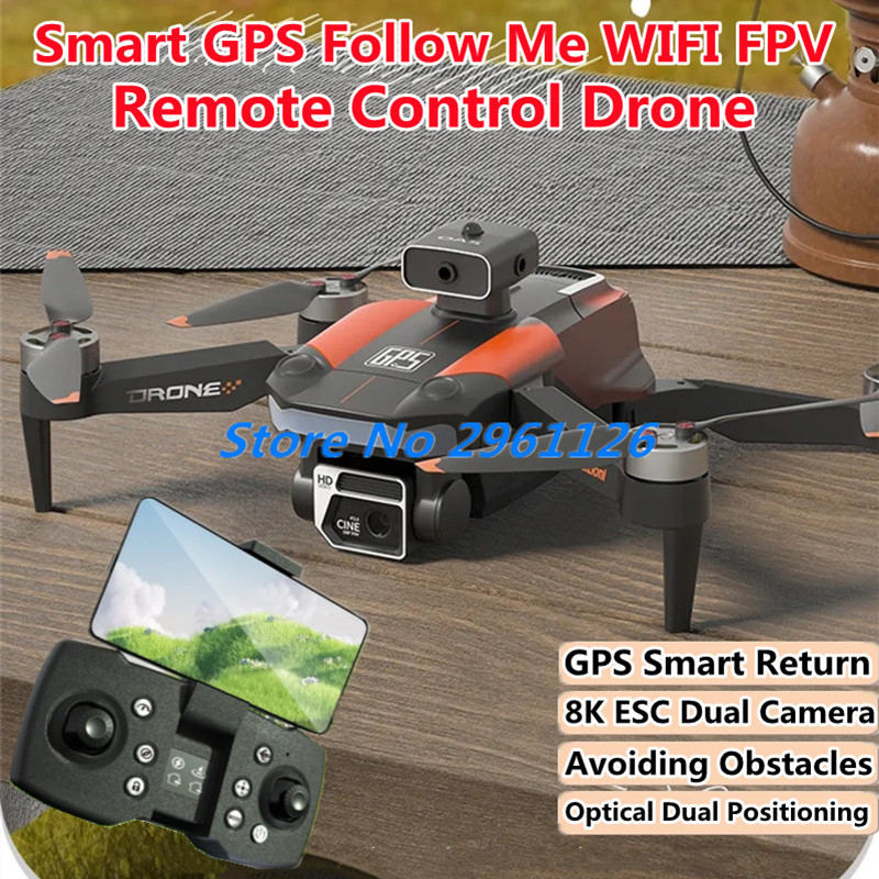 Drone Smart Rc Foldable - Bürstenlosen Smart GPS Follow Me WIFI
