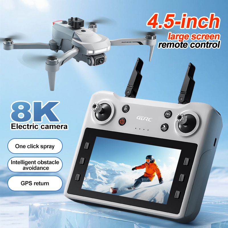 Drone Smart Rc Foldable - Großer Bildschirm, faltbar, GPS-Rückkehr, WLAN, FPV-Fernbedienung,