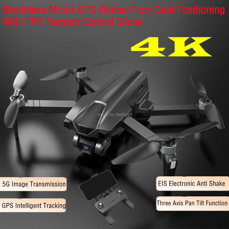 Drone Smart Rc Foldable - Professionelle 4K GPS Return FPV EIS
