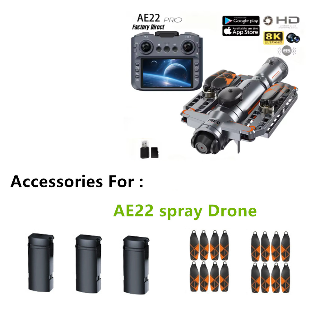 Drone Vs Rc Helicopter - AE22 Drohnenbatterie 3,7V 1000mAh / Propeller