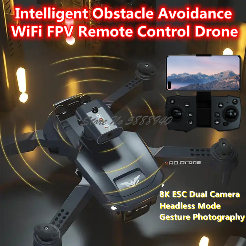 Drone Smart Rc Foldable - Smart Hindernis Vermeidung Faltbare WIFI FPV