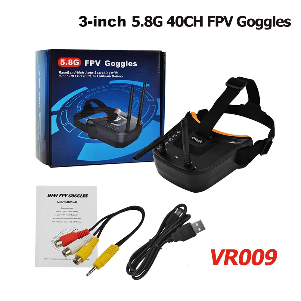 Nano Quad Fpv - VR009 FPV-Videobrille, 3 Zoll, 480 x