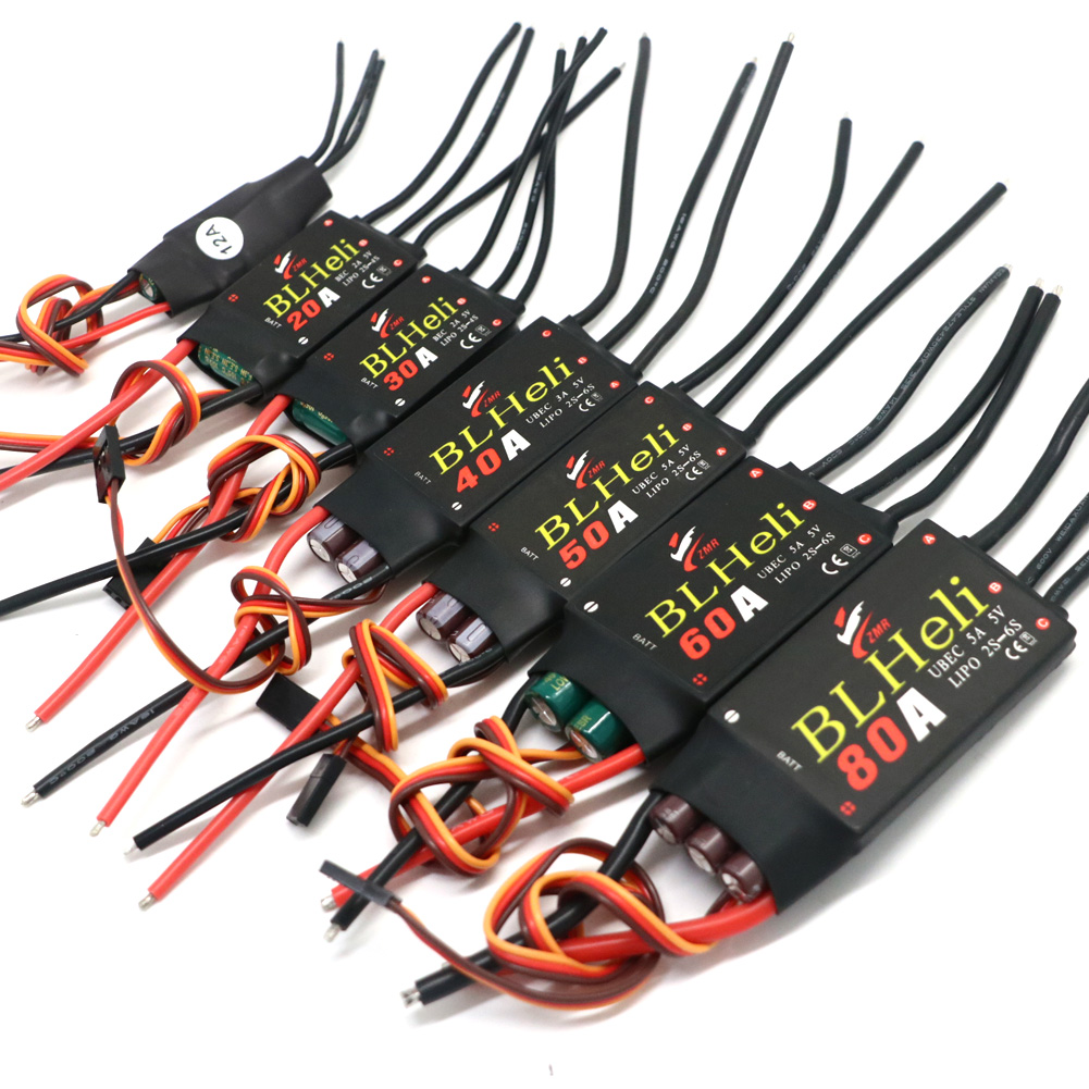 Plane Drone Rc - BLHeli Bürstenloser Regler 80A 12A 20A