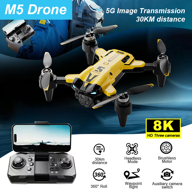 M5 Smart-Drohne mit Kamera, bü – Drone Smart Rc Foldable Bewertung und Preis