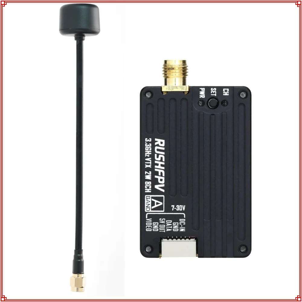2026 Neuer RUSHFPV 3.3G 2W VTX – Rc Transmitter Bewertung und Preis