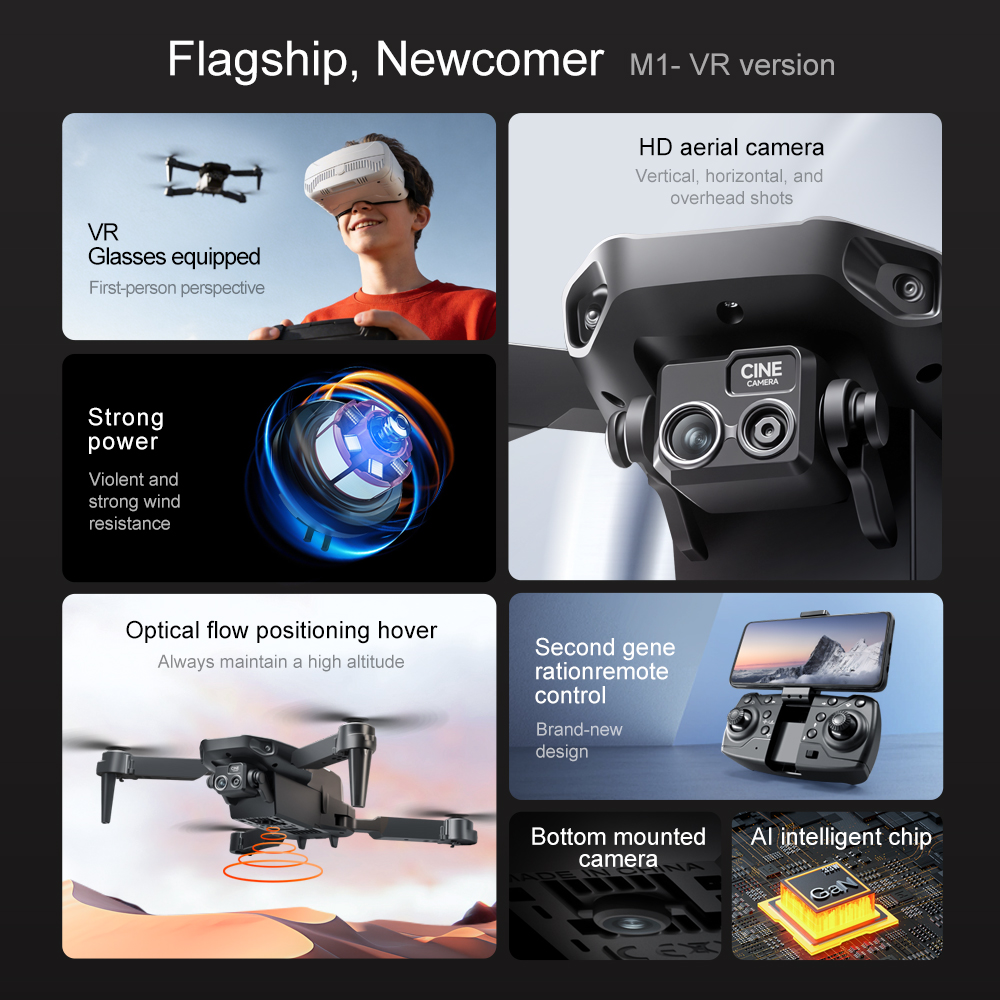 Original M1/M1VR Faltbare GPS- – Drone Gps Rc Tt36 Bewertung und Preis