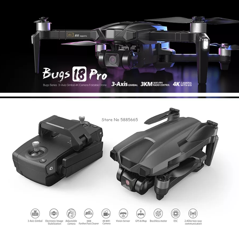 Professionelle 4K GPS Return F – Drone Smart Rc Foldable Bewertung und Preis