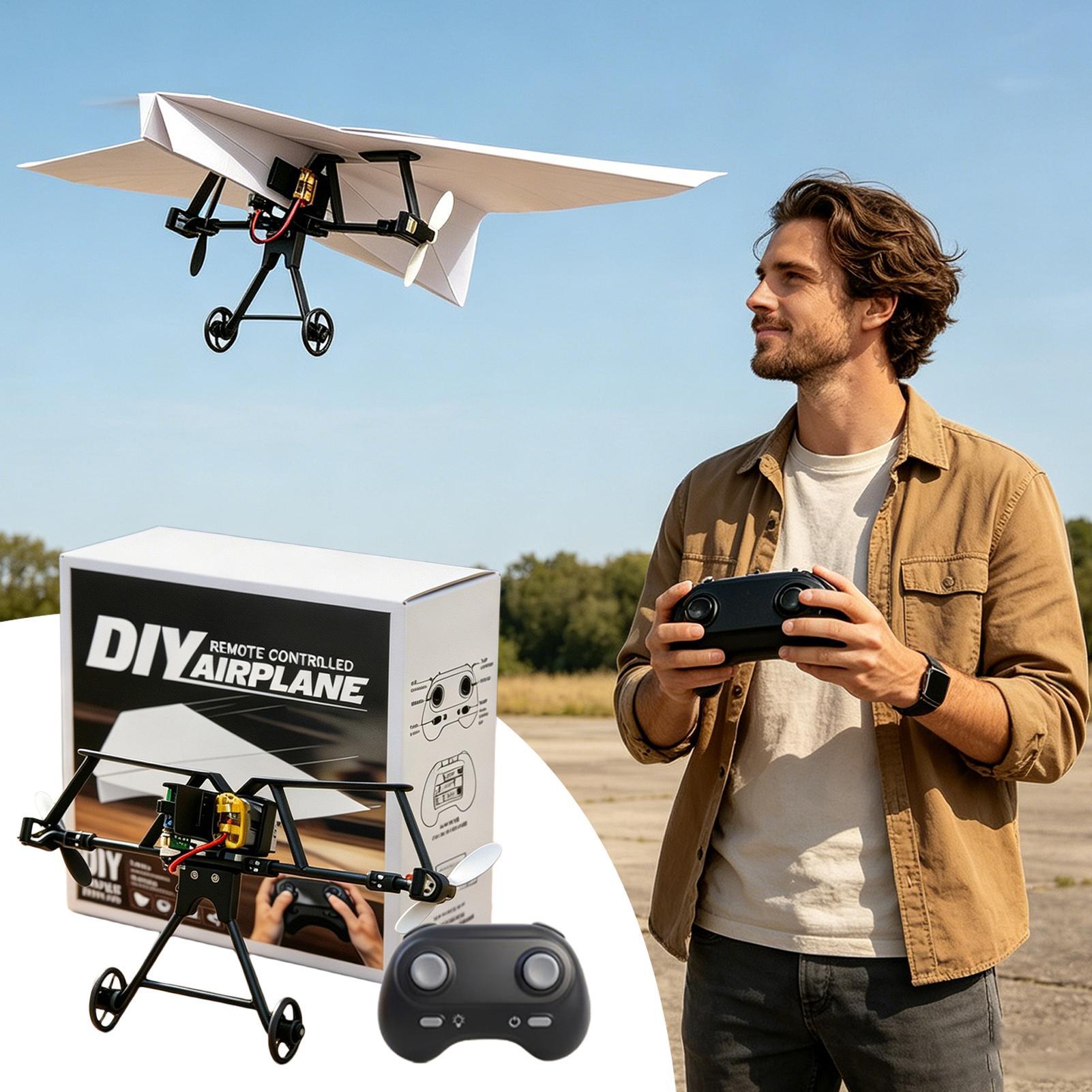 DIY RC Papierflugzeug-Bausatz  – Plane Drone Rc Bewertung und Preis