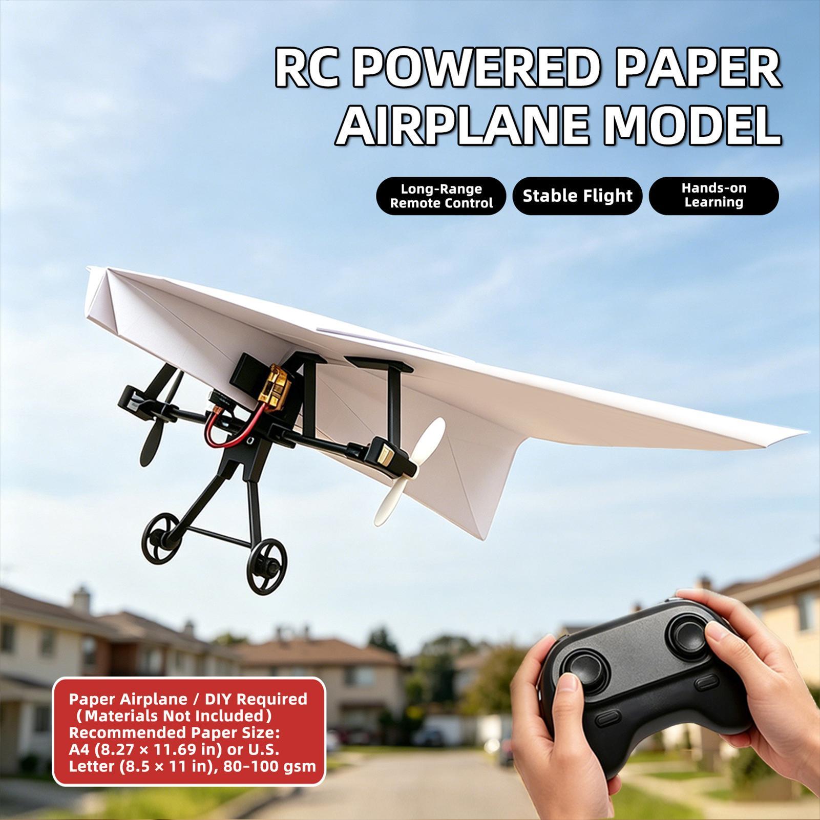 DIY RC Papierflugzeug-Bausatz  – Plane Drone Rc Bewertung und Preis