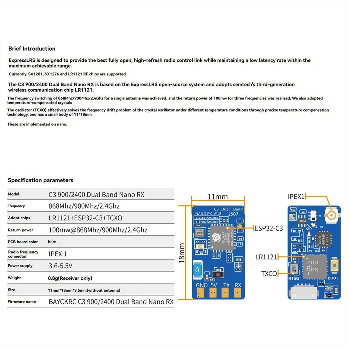 Bestseller ELRS Dual-Band Nano – Drone Rc Frequency Bewertung und Preis